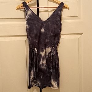 Tie dye - side tie romper